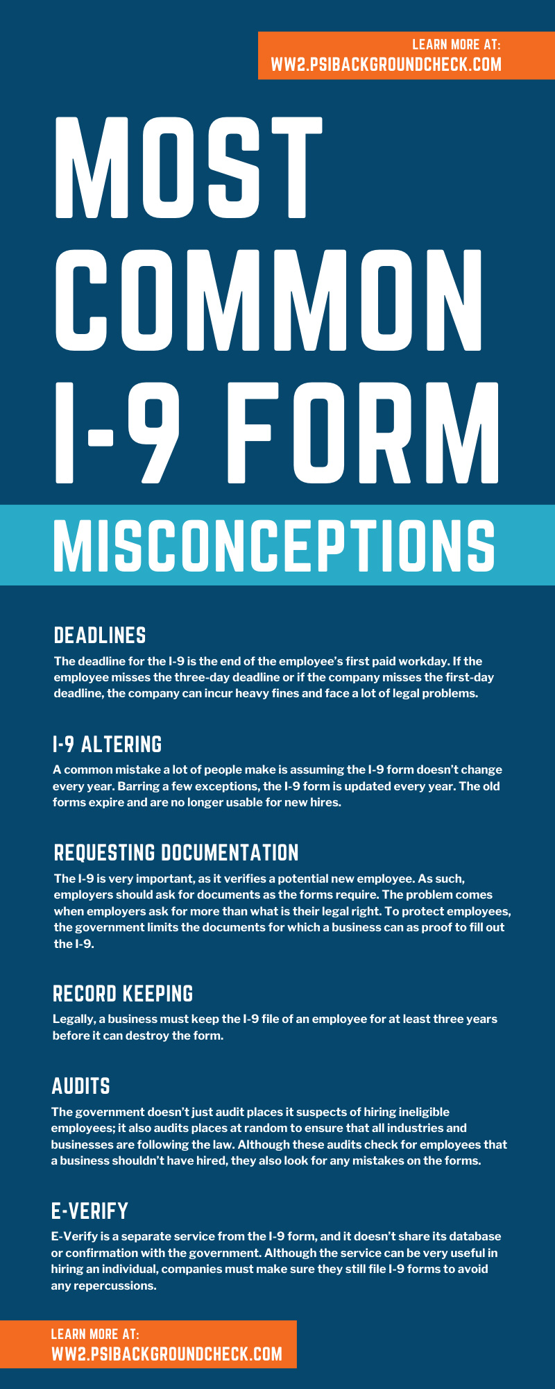 Most Common I-9 Form Misconceptions