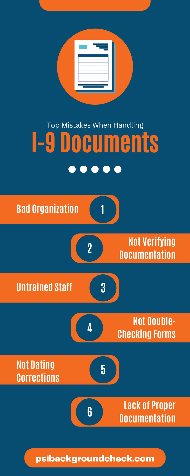 Top 10 Mistakes When Handling I-9 Documents
